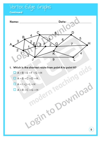 Lesson Zone AU - Vertex-Edge Graphs (Level 6)