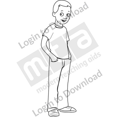 boy and girl outline clip art - photo #34