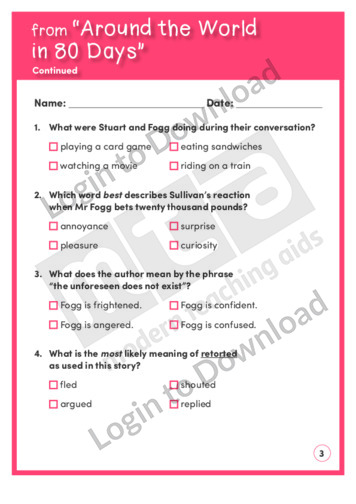 Around the world in 80 days essay