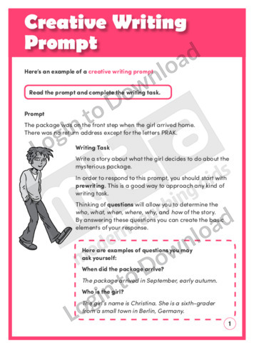 creative writing prompts for year 6
