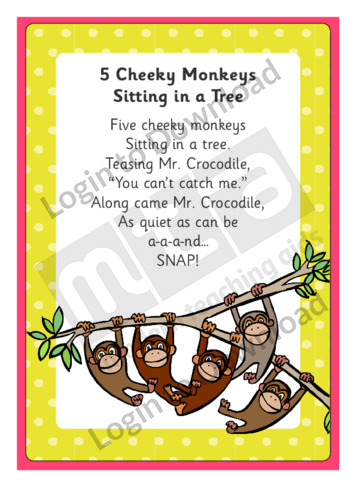 5 Cheeky Monkeys Sitting in a Tree