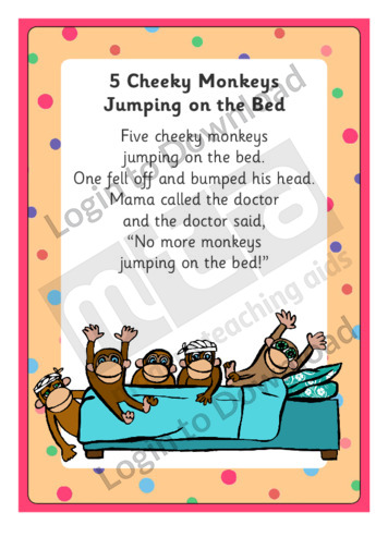 5 Cheeky Monkeys Jumping on the Bed