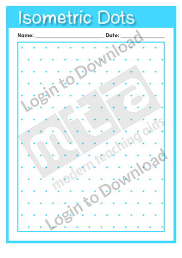 Isometric Dots Template 1