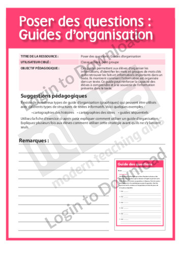 101750F01_PartielecturePoserdesquestionsGuidesdorganisation01