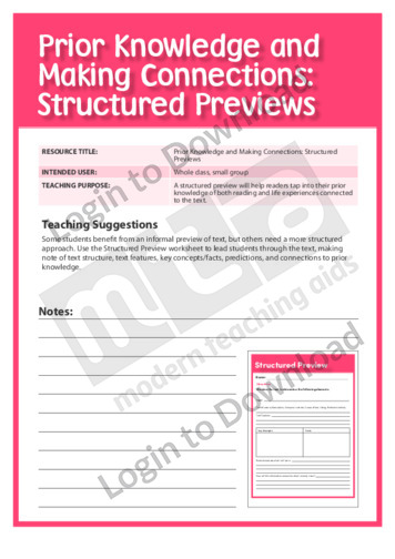 Structured Previews