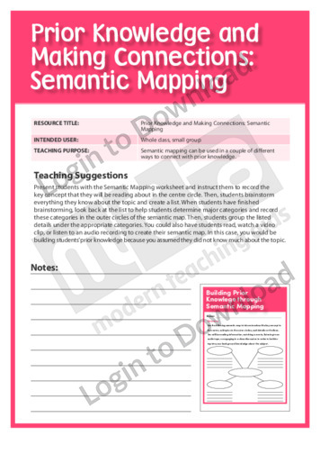 Semantic Mapping 2