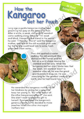 Lesson Zone AU How The Kangaroo Got Her Pouch