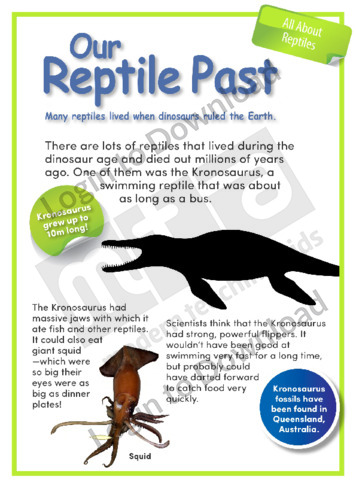 Our Reptile Past