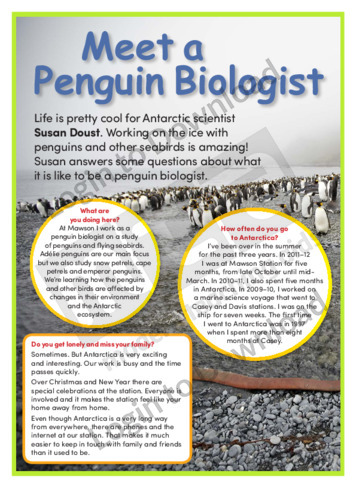 Meet a Penguin Biologist