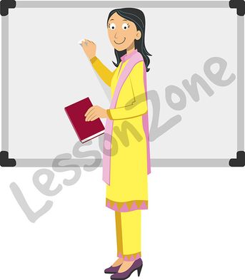 Woman teacher standing