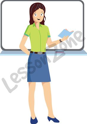 Woman teacher standing