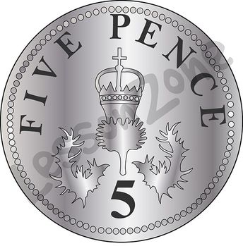 United Kingdom, 5p coin