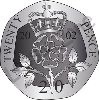 United Kingdom, 20p coin