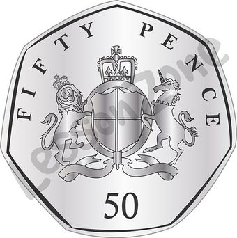 United Kingdom, 50p coin