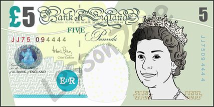 United Kingdom, £5 note