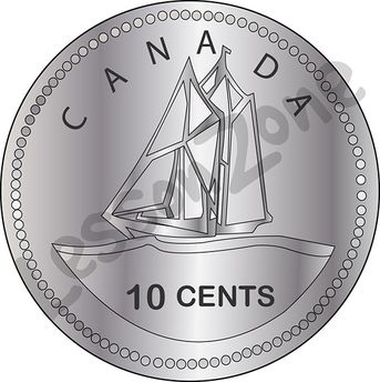Canada, 10c coin