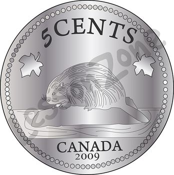 Canada, 5c coin