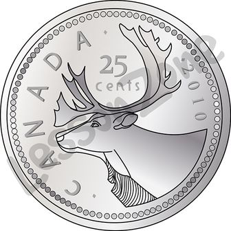 Canada, 25c coin