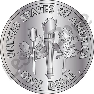 United States, dime coin