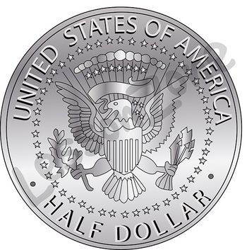 United States, 50c coin