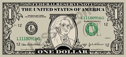 United States, $1 note