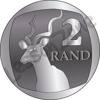 South Africa, 2 rand coin
