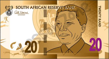 South Africa, 20 rand note