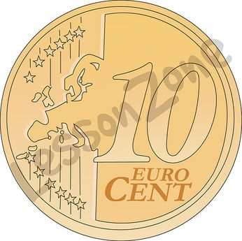 Lesson Zone AU - Euro, 10c coin