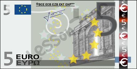 Euro, €5 note