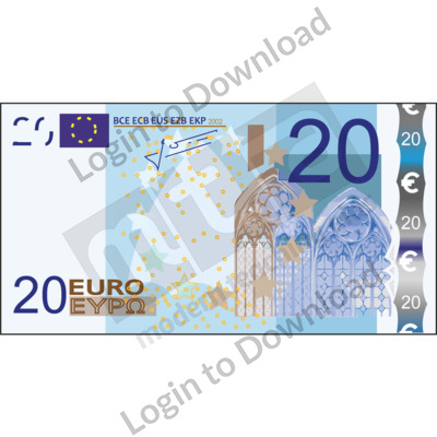 Euro, €20 note