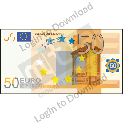 Euro, €50 note
