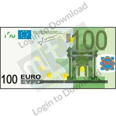Euro, €100 note