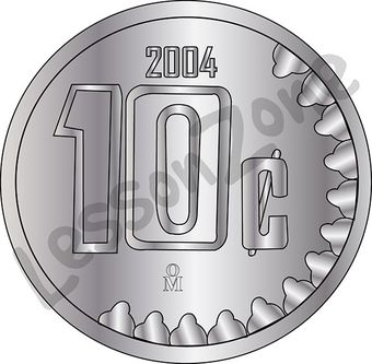 Mexico, 10c coin