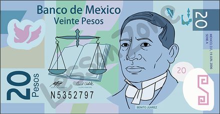 Mexico, $20 note