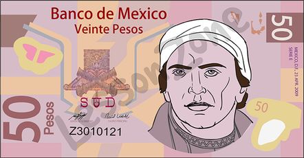 Mexico, $50 note