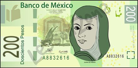 Mexico, $200 note
