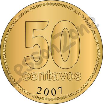Argentina, 50c coin