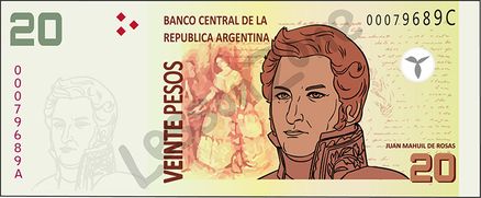 Argentina, $20 note