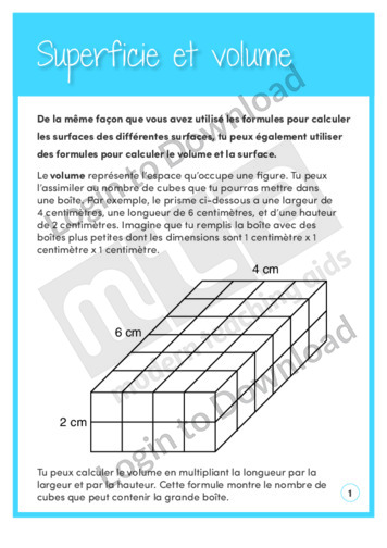 Lesson Zone AU - Surface Area and Volume (Level 6)