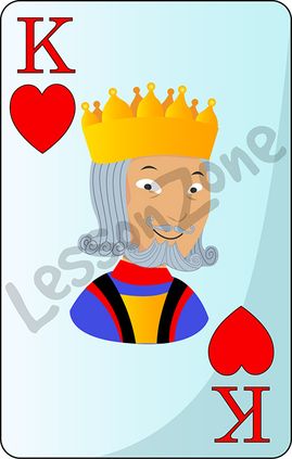 Playing card King of Hearts