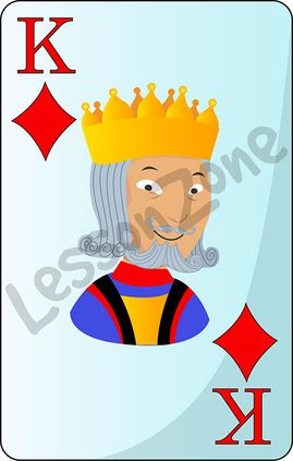 Playing card King of Diamonds