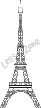 Eiffel Tower B&W