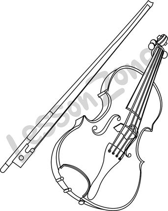 Violin B&W