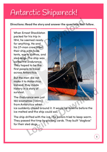 Antarctic Shipwreck! (Level 5)