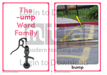 The -ump Word Family