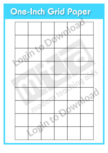 One-Inch Grid Paper