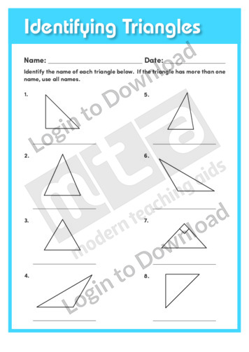 Identifying Triangles