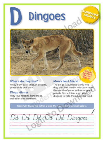 D: Dingoes