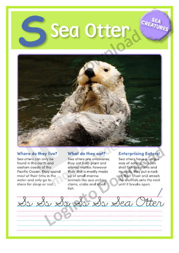 S: Sea Otter