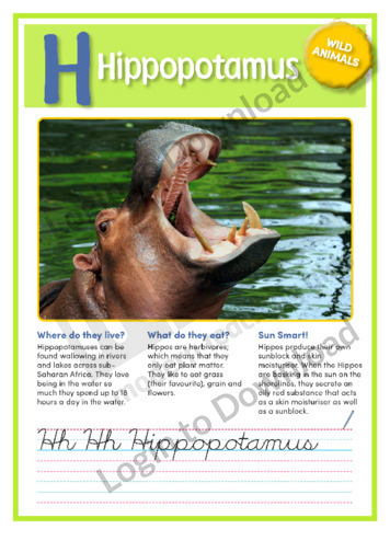 H: Hippopotamus